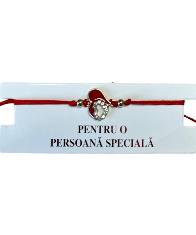 Mărțișor brățară cu șnur 12/set Auriu