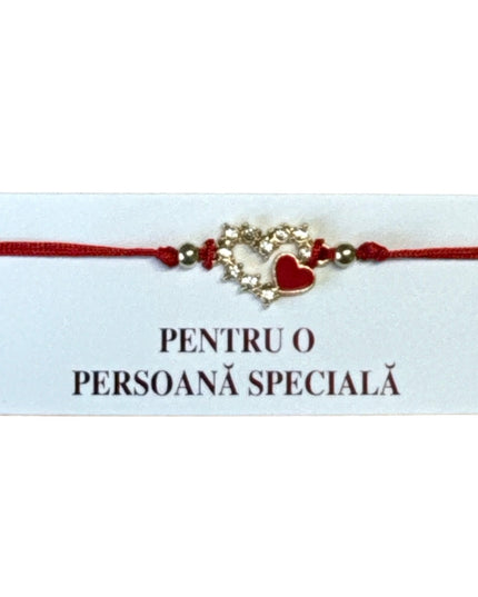 Mărțișor brățară cu șnur 12/set Auriu