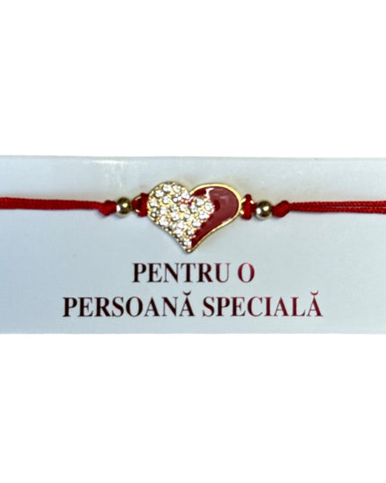 Mărțișor brățară cu șnur 12/set Auriu