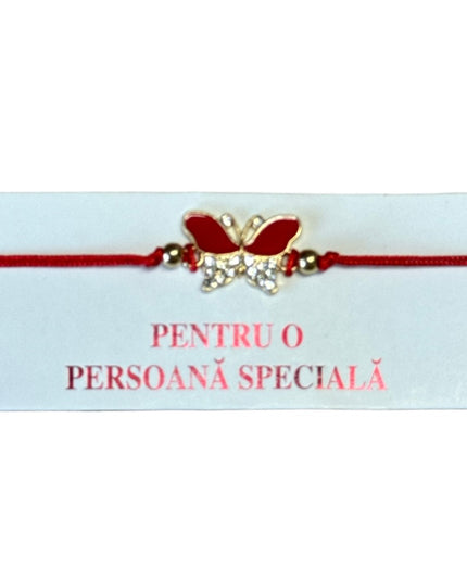 Mărțișor brățară cu șnur 12/set Auriu