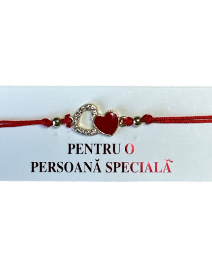 Mărțișor brățară cu șnur 12/set Auriu