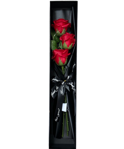 Buchet trandafiri săpun cu lumini  44cm 935-5