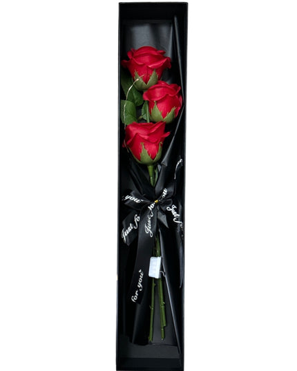 Buchet trandafiri săpun cu lumini  44cm 935-5