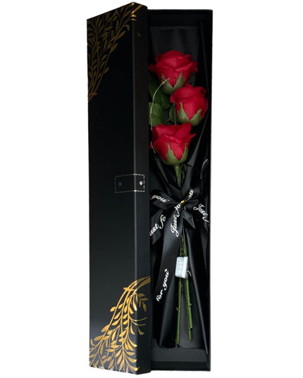 Buchet trandafiri săpun cu lumini  44cm 935-5