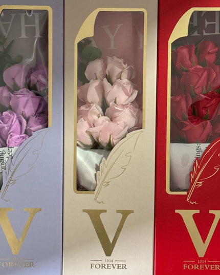 Buchet trandafiri săpun 11/set 48cm 935-7