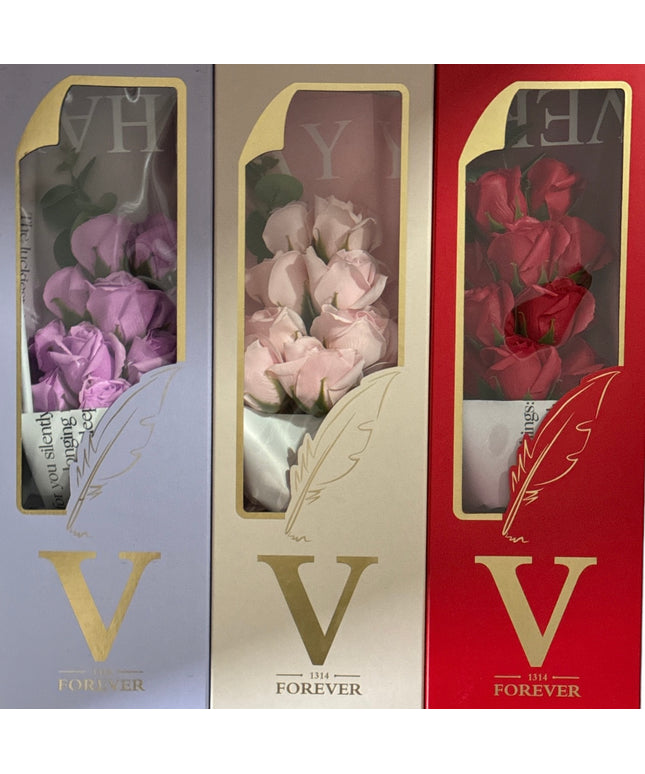 Buchet trandafiri săpun 11/set 48cm 935-7