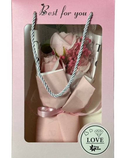 Buchet trandafiri săpun 26cm 935-4