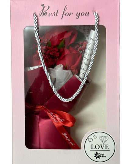 Buchet trandafiri săpun 26cm 935-4