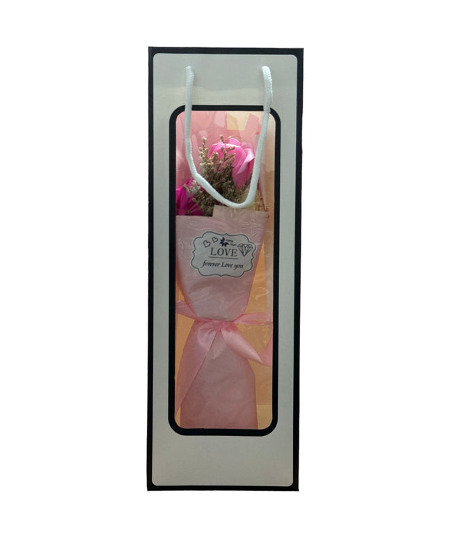 Buchet trandafiri săpun cu lumini 36cm 935-2