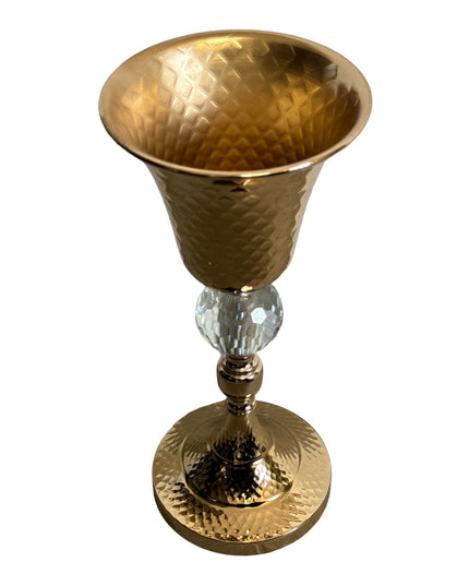 Suport flori metal Auriu 34cm