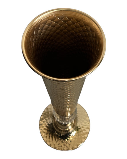 Suport flori metalic Auriu 55cm