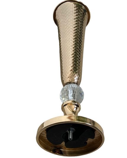 Suport flori metalic Auriu 55cm