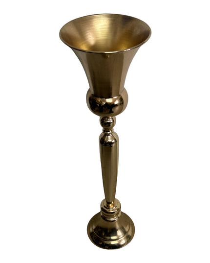 Suport flori metal Auriu 68cm