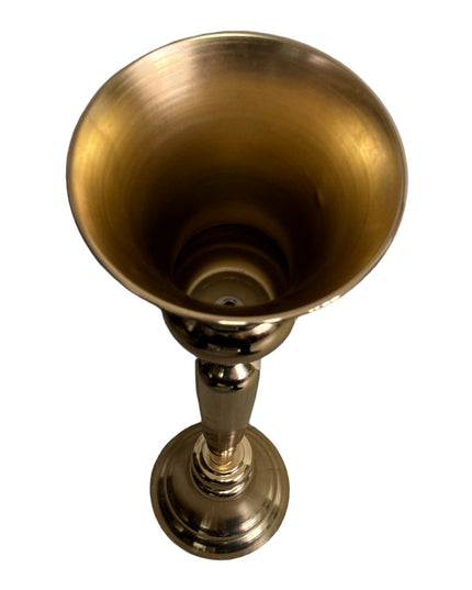 Suport flori metal Auriu 68cm