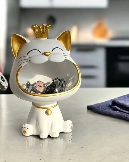 Pisică decor suport chei 26cm 958-1