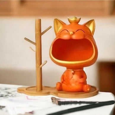 Pisică decor suport chei 26cm 958-1