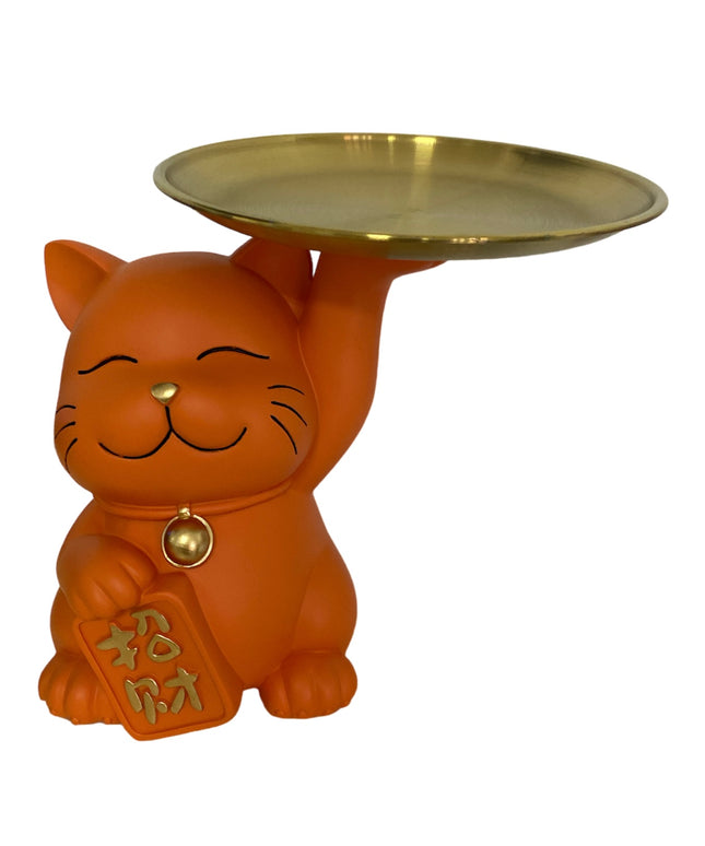 Pisică Maneki suport chei 21cm 934-2