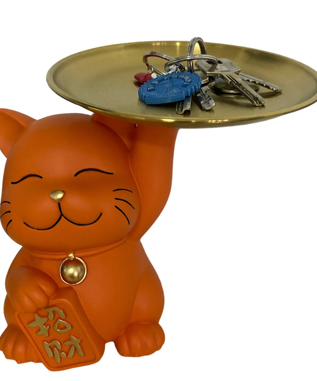 Pisică Maneki suport chei 21cm 934-2