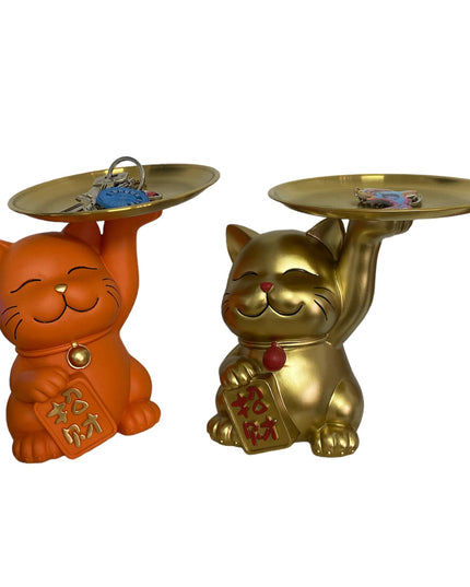 Pisică Maneki suport chei 21cm 934-2