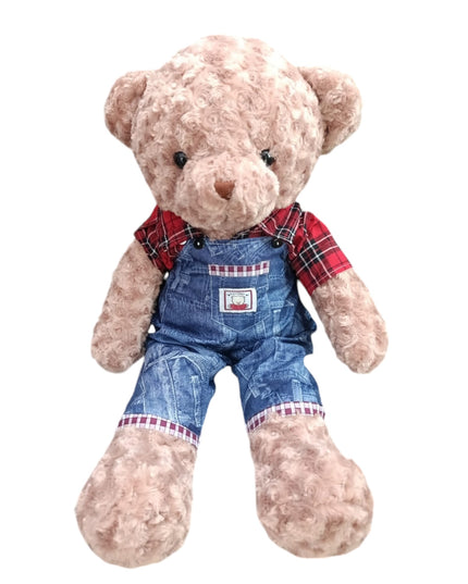 Urs cu salopetă 90cm