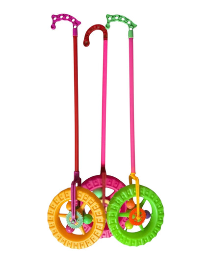 Roată de Împins cu Bile Colorate 20x70cm