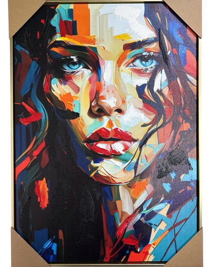 Tablou Portret Multicolor 70x50cm cod 1114-2