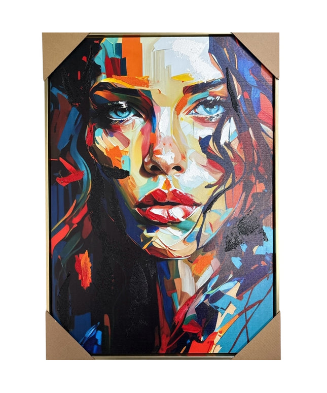 Tablou Portret Multicolor 70x50cm cod 1114-2