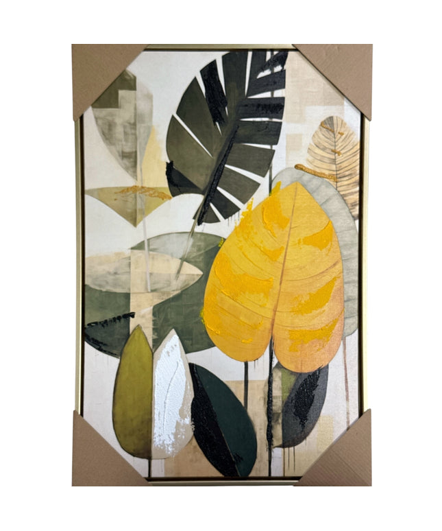 Tablou Frunze abstracte 60x40cm cod 1114-1