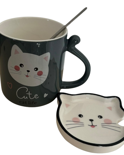 Set cană Cat Life 1 + 1 GRATIS