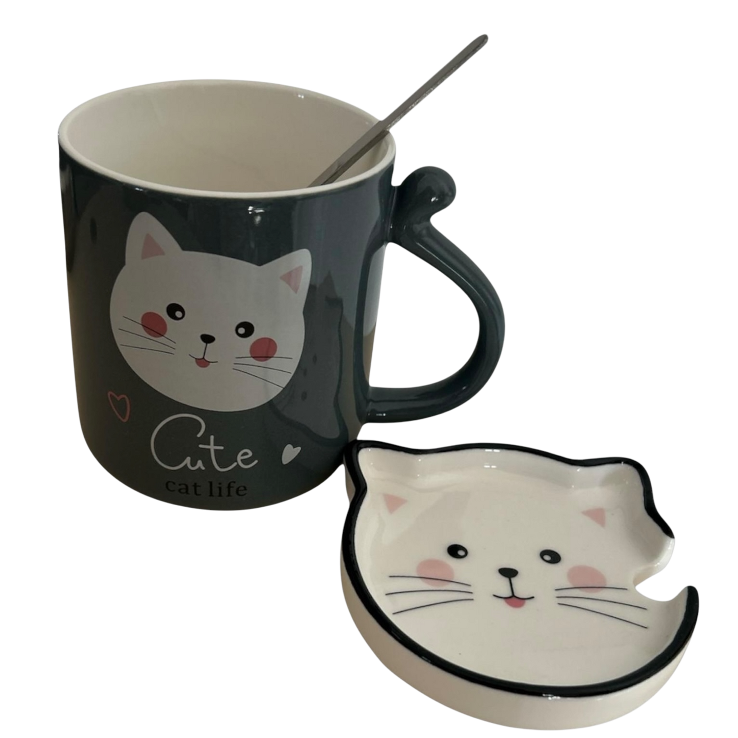 Set cană Cat Life 1 + 1 GRATIS
