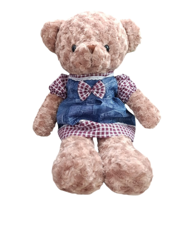 Urs cu salopetă 90cm