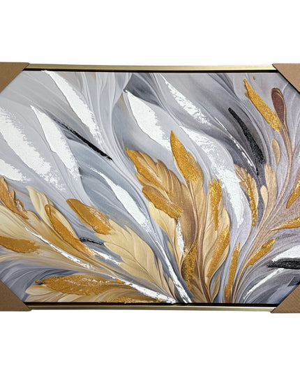 Tablou Abstract Frunze 60x40cm cod 1114-1