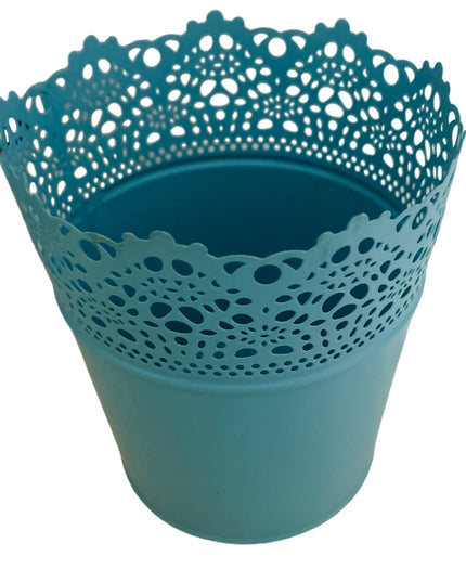 Ghiveci metalic Color 17cm