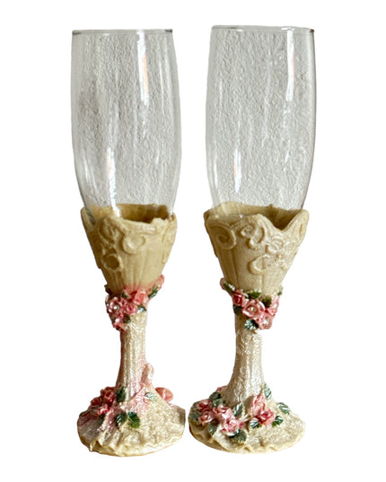 Pahare nuntă 2/set  21cm