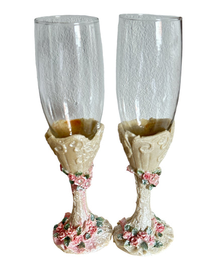 Pahare nuntă 2/set  21cm