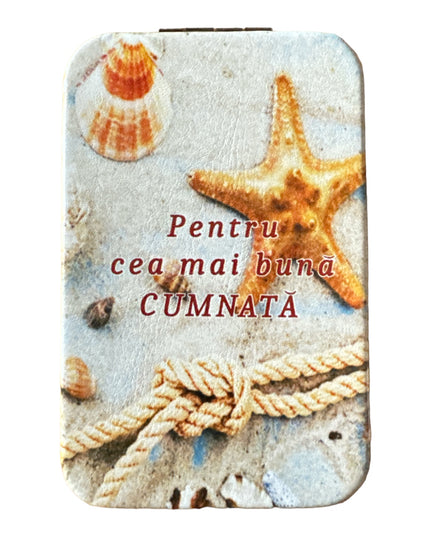 Oglindă de poșetă cu dedicații 10cm