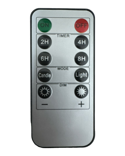 Lumânare cu baterii și telecomandă 3/set 15cm