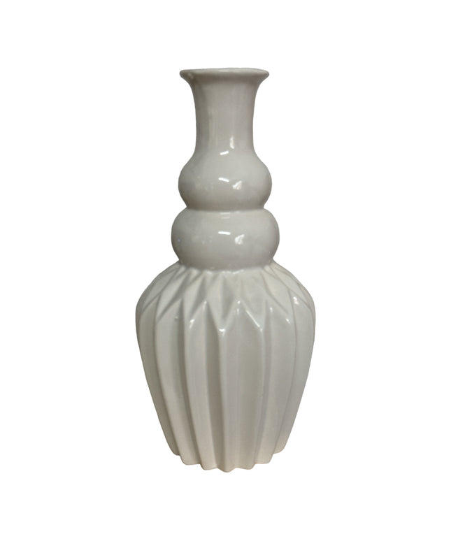 Vază ceramică albă 25cm