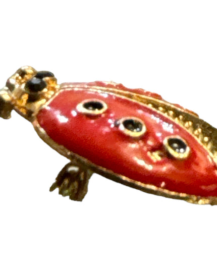 Mărțișor broșă metal Buburuză 12/set