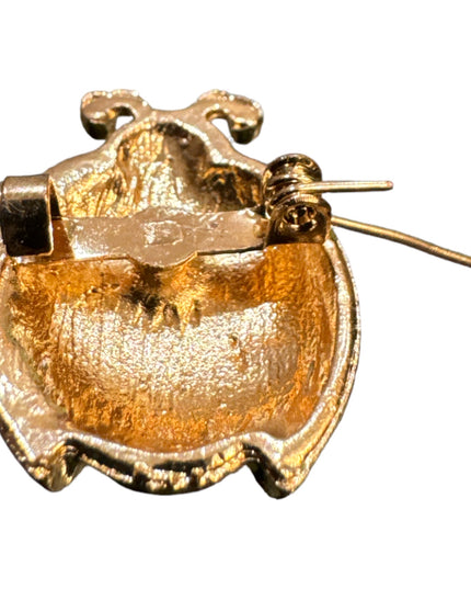 Mărțișor broșă metal Buburuză 12/set