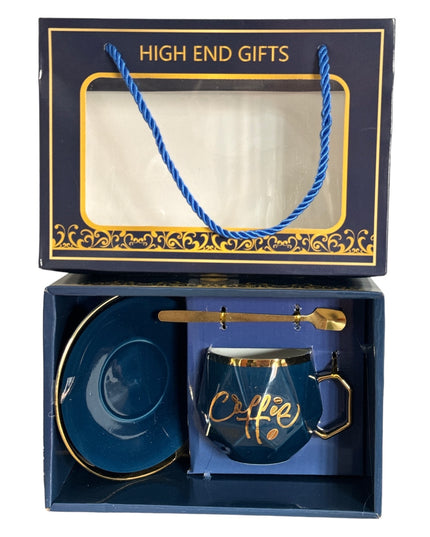 Set cadou ceașcă și farfurie cu linguriță AB032