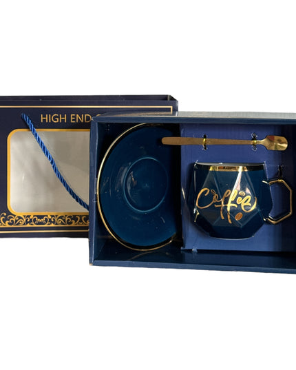 Set cadou ceașcă și farfurie cu linguriță AB032