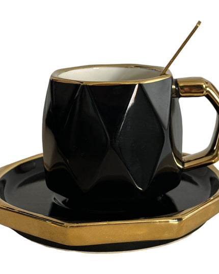 Set cadou ceașcă cu farfurie și linguriță 928-8