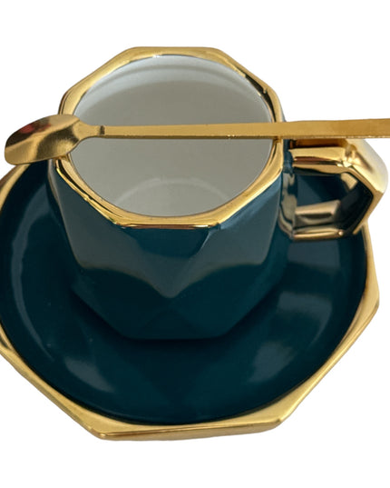 Set cadou ceașcă cu farfurie și linguriță 928-8