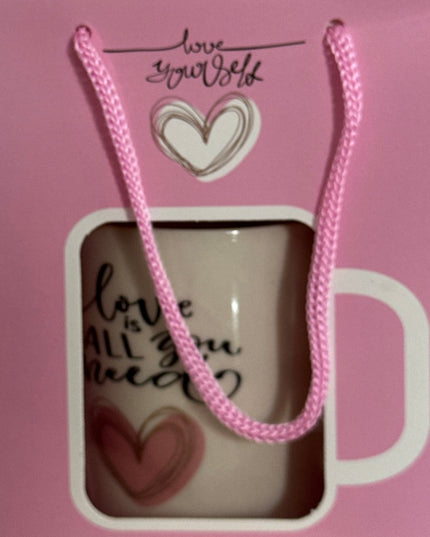 Set cadou cană cu linguriță ZH137