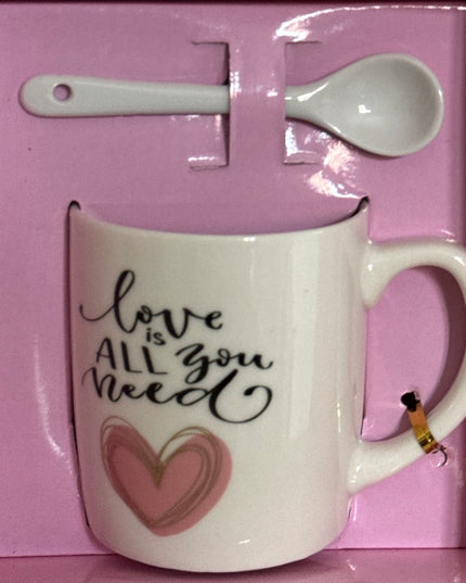 Set cadou cană cu linguriță ZH137