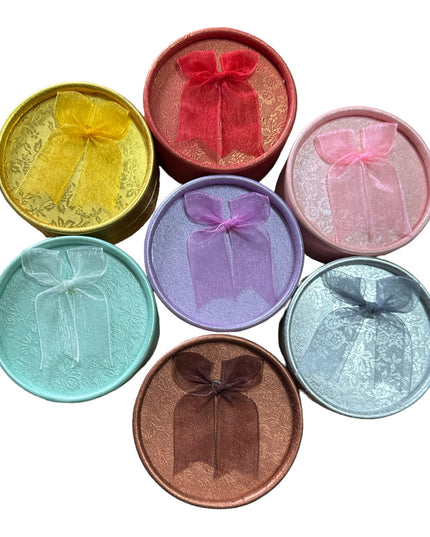 Cutie rotundă color 12/set 8cm