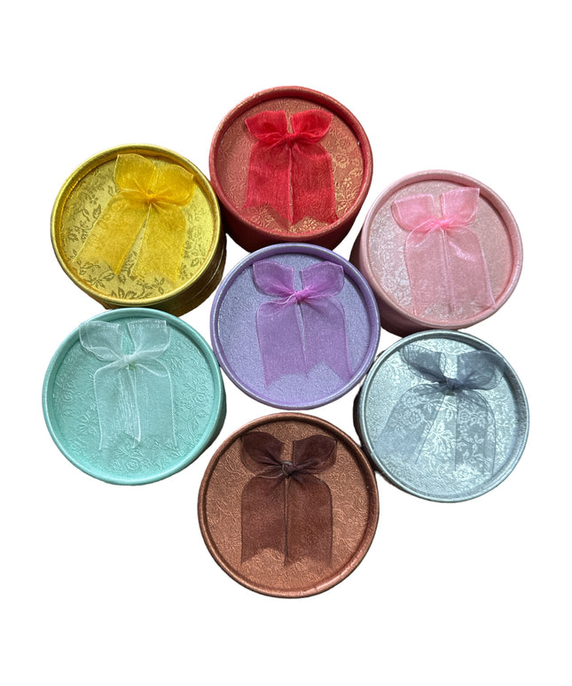 Cutie rotundă color 12/set 8cm