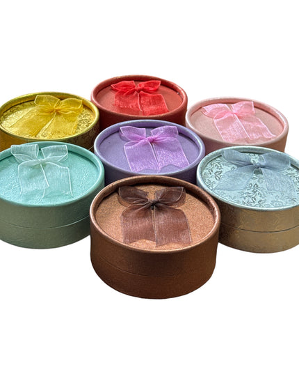 Cutie rotundă color 12/set 8cm