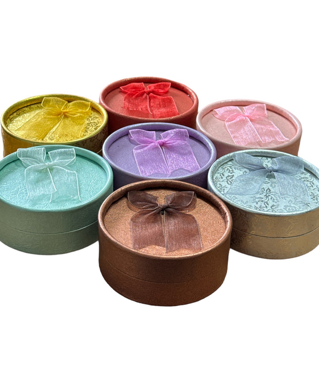 Cutie rotundă color 12/set 8cm